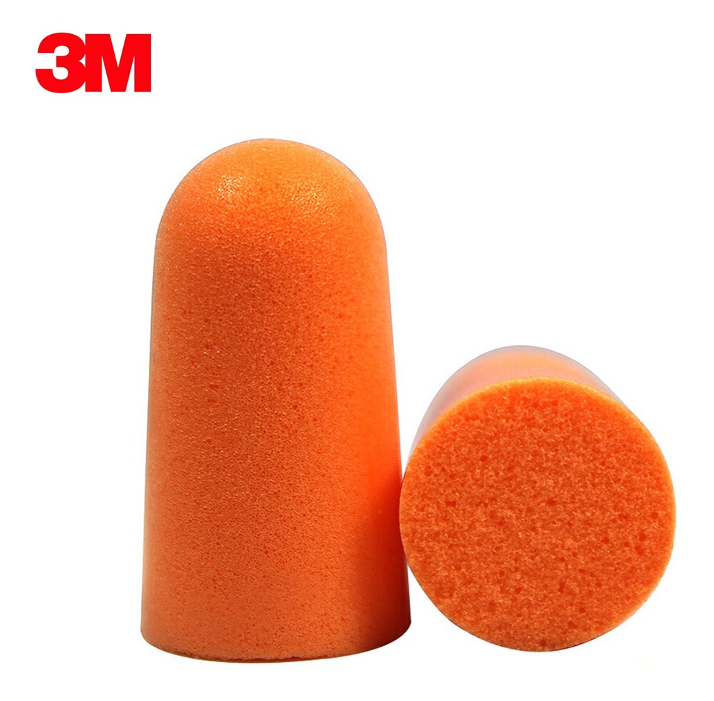 3M™ Tapones Auditivos de Espuma 1100, Sin Cordón, 1000 Pares/Caja